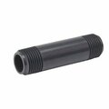 Mueller B & K ProLine Series Close Length Pipe Nipple, 1 in, MIP, PVC, Gray, SCH 80 Schedule 405-001